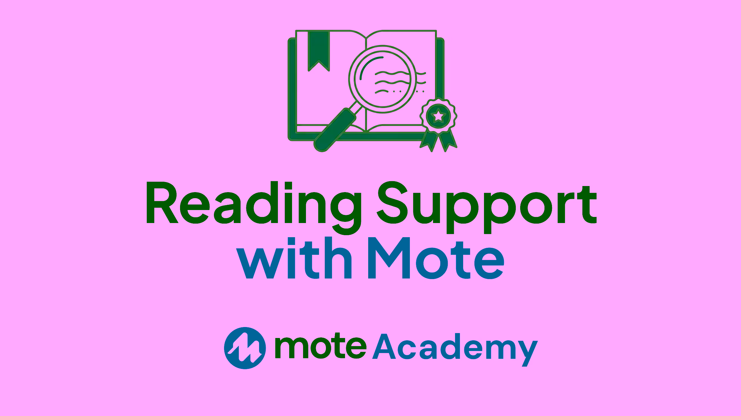 Screen Masking How to use Screen Mask - Reading Support with Mote | Mote